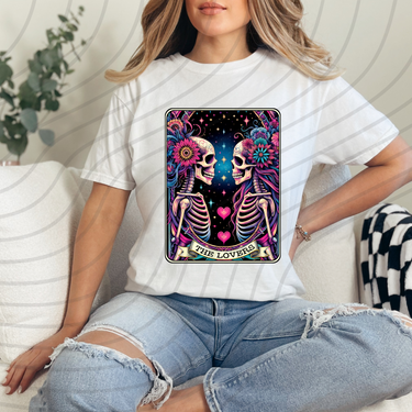 The Lovers Tarot Direct-To-Film Transfer